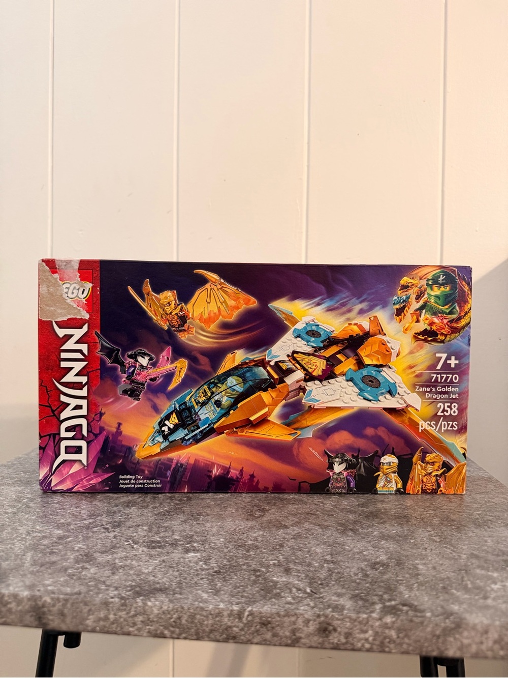 Lego Ninjago Golden Dragon Jet - Orange, White & Blue